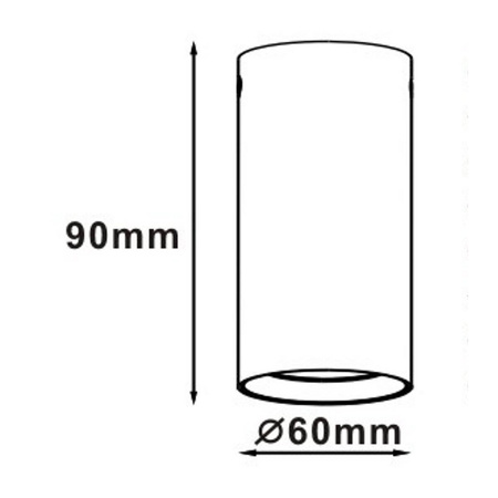 Manacor oczko białe 9 cm, 1x50W GU10