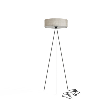 Lampa podłogowa CADILAC III 154cm 3xE27 | biały/czarny