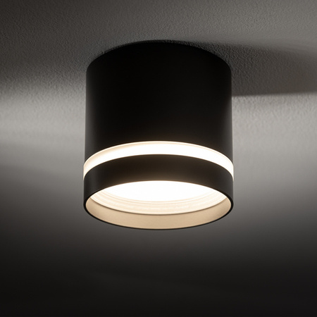 Lampa sufitowa CRES BL CG szer. 8,5cm GX53 | czarny 10480