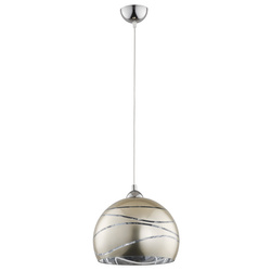 Lampa wisząca ALFA NARVI CHROM 1xE27 30cm | 60424