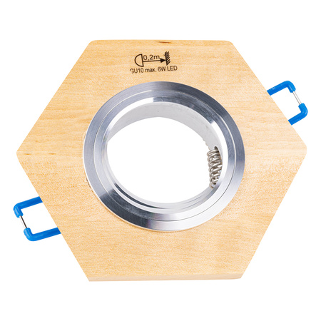 Downlight Vitar Wood 1xLED GU10 Max.6W Drewno Brzozowe