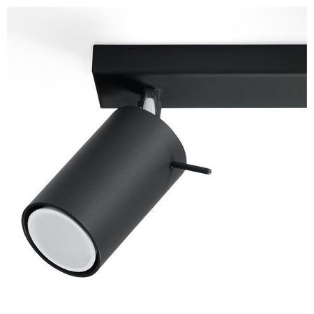 Plafon RING 3  punktowy Stal kolor czarny 12W LED, SL.0093