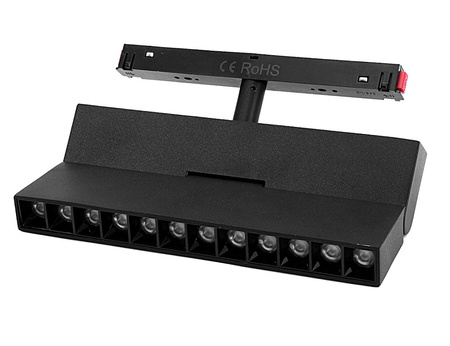 Reflektor łamany szyny magnetycznej LED 12W 4000K neutralna | czarny