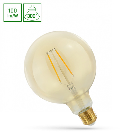Żarówka LED glob G125 E27 230V 5W COG RETROSHINE ciepła 2400K