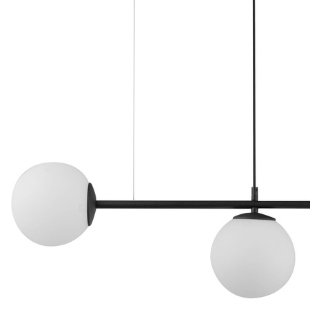 Stylowa lampa sufitowa kula CELESTE 3x E27 60W dł. 80cm | czarny 6218