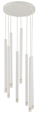 Nowoczesna lampa wisząca SOPEL LASER 8 biały 33232
