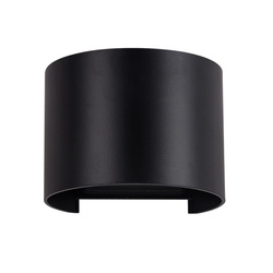 Kinkiet zewnętrzny SORENTO ROUND 6W 3000K ciepła wys. 13cm regulowany kąt | czarny