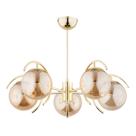 Lampa sufitowa ALFA EL-DORADO ZŁOTA 5xE14 64cm | 63166