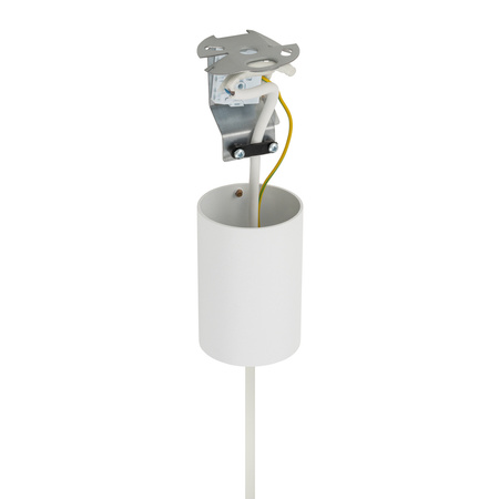 Lampa wisząca RATTAN L śr. 79cm E27 | naturalne drewno/biały 11155