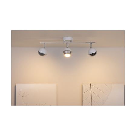 Bianca Lampa Sufitowa 3xGU10 Max.50W Chrom Metal/Biały Metal 2502328