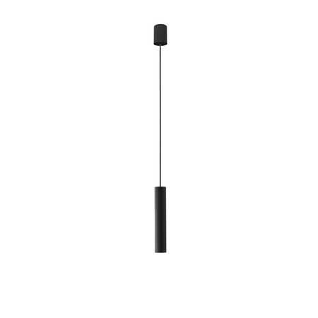 Lampa wisząca BATON BLACK M wys. 25cm E27 | czarny