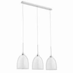 Lampa wisząca ALFA RONDA BIAŁA 3xE27 18cm | 60138
