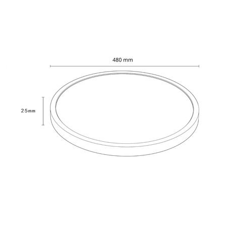 Plafon California LED CCT biały 48 cm LP-2505/1C-48 WH