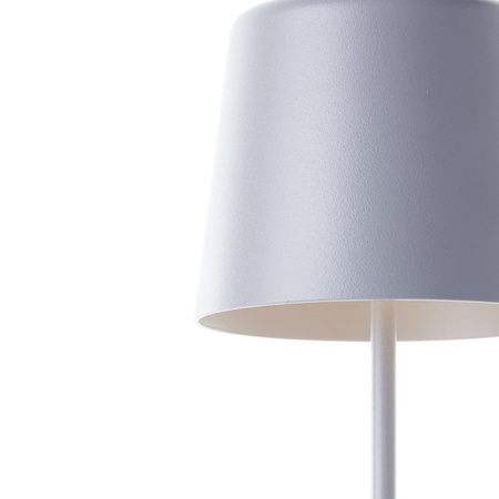 Lampa stołowa IP44 regulowana wysokość Xaana LED DIM | szary