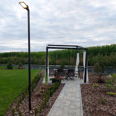 Słupek ogrodowy PATHWAY LED PRO 400 cm 60W IP65 barwa neutralna 4000K  | czarny