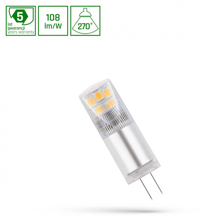 Żarówka LED G4 12V 2,5W biała ciepła