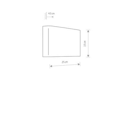 Kinkiet HAGA GRAPHITE 9710