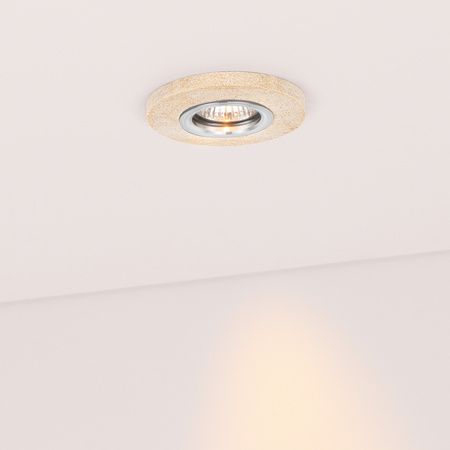 Okrągły Downlight Vitar 1xLED GU10 Max.6W Piaskowiec