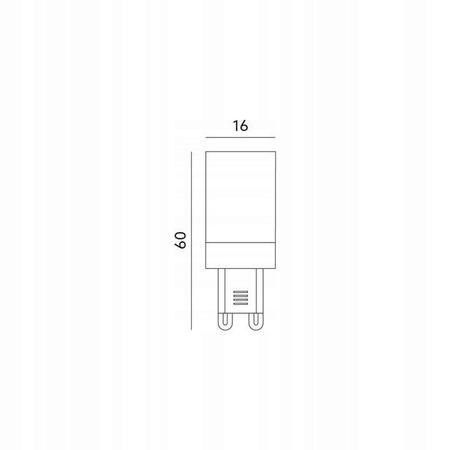 Żarówka LED G9 6W barwa zimna 6000K