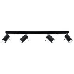 Plafon RING 4 punktowy Stal kolor czarny 40W, SL.0332