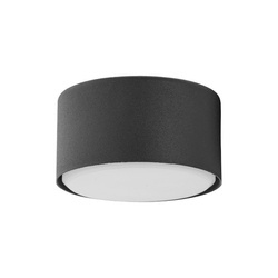 Plafon lampa do salonu DALLAS GX53 10W LED wys. 7,5cm | czarny 6241