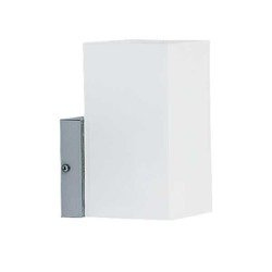 Kinkiet nowoczesny ICE chrom/biały