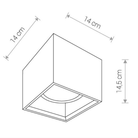 Lampa sufitowa BOLD M 9392