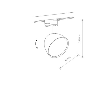 Lampa sufitowa PROFILE VESPA WHITE 8824