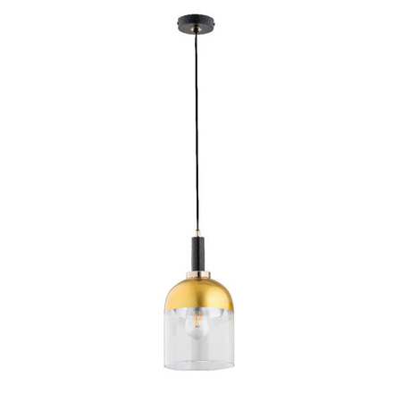 Stylowa lampa wisząca VENTO E27 wys. 90cm | złoty