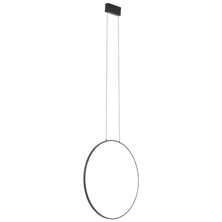 Lampa wisząca CIRCOLO LED M 60cm 21W barwa ciepła 3000K | czarny 10811