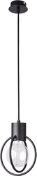 Lampa wisząca AURA KOŁO 1 ZWIS  czarny 31088