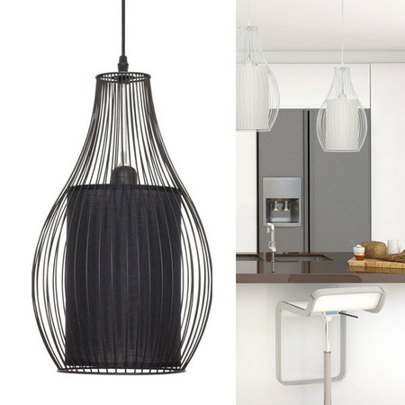 Lampa wisząca CAMILLA black 120cm