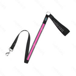 Świecąca smycz LED dla psa typ USB A dł. 120cm | różowy