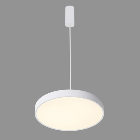 Lampa wisząca Italux ORBITAL śr. 40cm 30W LED ciepła biel 3000K | biały