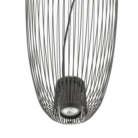 Lampa wisząca PUMPKIN S szer. 27cm GU10 | szary 11243