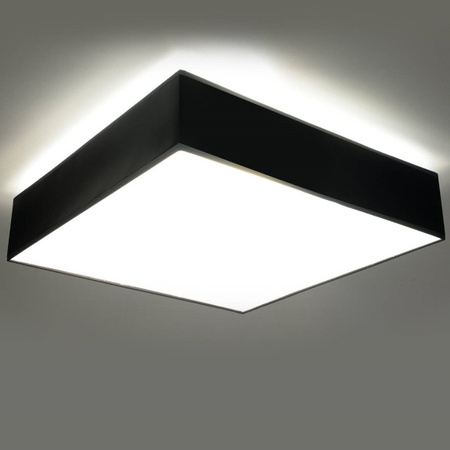 Plafon Sollux HORUS 45 Lampa sufitowa PVC, Stal, czarny 3 x15W LED, SL.0139