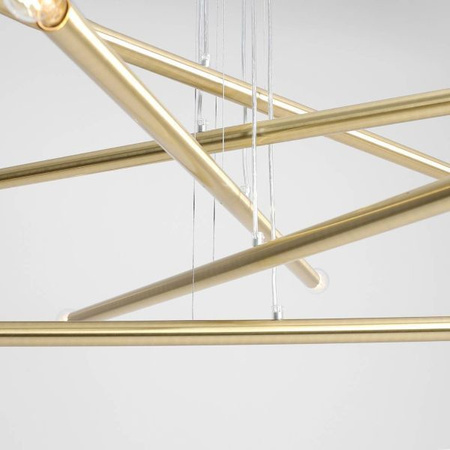 Aldex Lampa wisząca TUBO 10, 1072M40, mosiądz, 10x40W E14