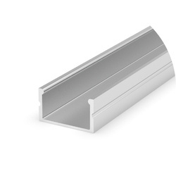 Profil LED P13-2 200cm szer. 20mm | do osłonek C15 | srebrny