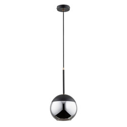 Lampa wisząca ALFA VOLDA CZARNA 1xE27 20cm | 60823