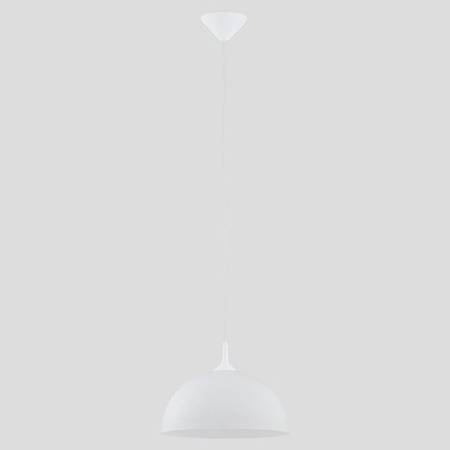 Lampa wisząca zwis szklana ALBERT mleczny biały śr. 30cm