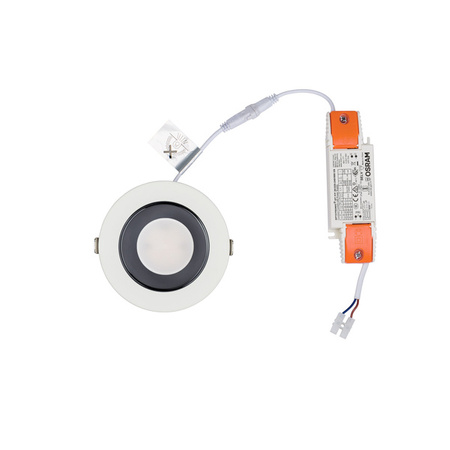 Downlight lampa sufitowa wpuszczana KEA 20W LED 3000K IP44 | biała