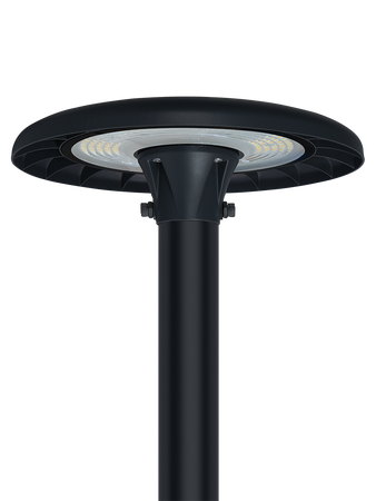 Składany maszt pod latarnię latarnia słup oświetleniowy składany 4m czarny PRIME