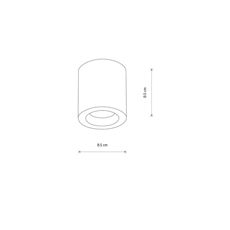 Spot sufitowy CEARA 8,5cm GU10 | chrom