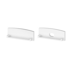 Komplet zaślepek profilu P13-1 do osłonki C2 | białe