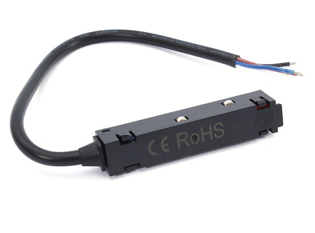 Końcówka zasilająca do szyn magnetycznych 48V | czarny