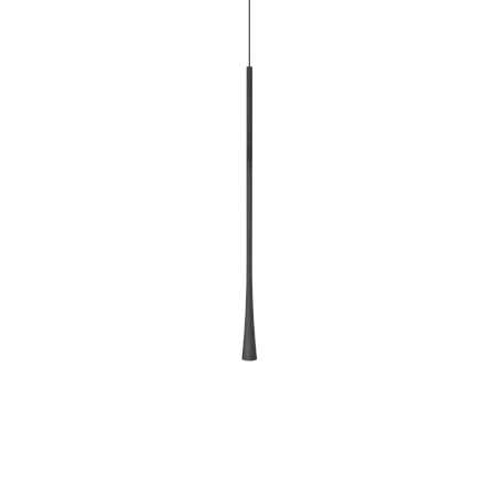Lampa wisząca nowoczesna sopel ENZA 7W ciepła 3000K czarny śr. 3,2cm
