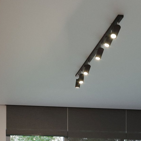 Plafon RING 3  punktowy Stal kolor czarny 12W LED, SL.0093