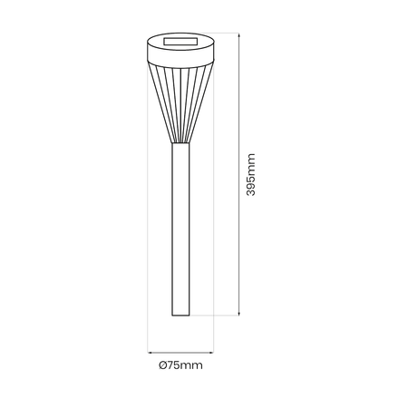 Pochodnia Solarna Flame 1700K IP44