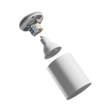 Tuba do łazienkio IP44 CHLOE GU10 natynkowa BIAŁY IP44