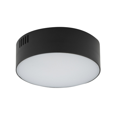 Plafon LID ROUND LED 11cm 15W barwa neutralna 4000K | czarna